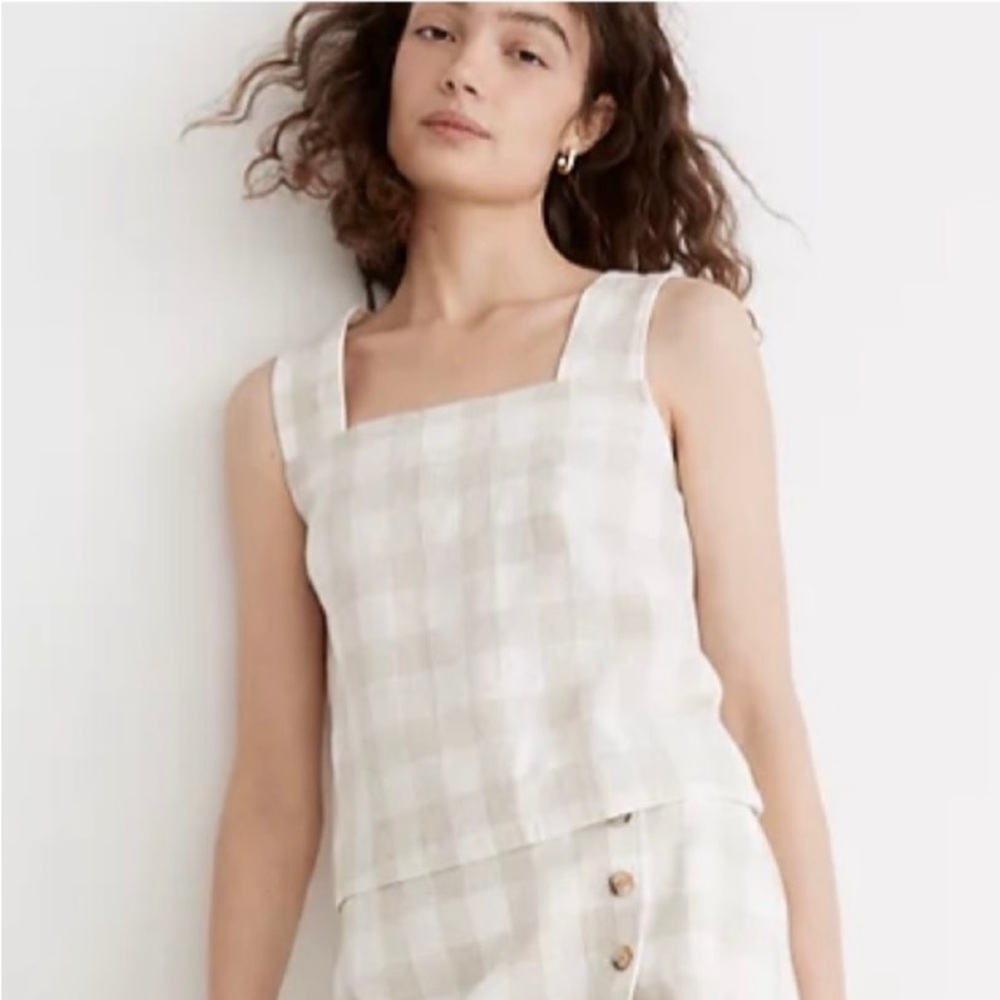 NWT Sunside Linen Top